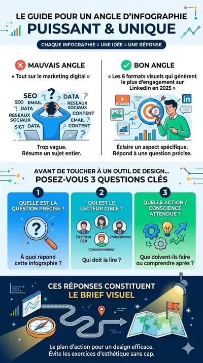 Comment réussir une infographie : guide complet
