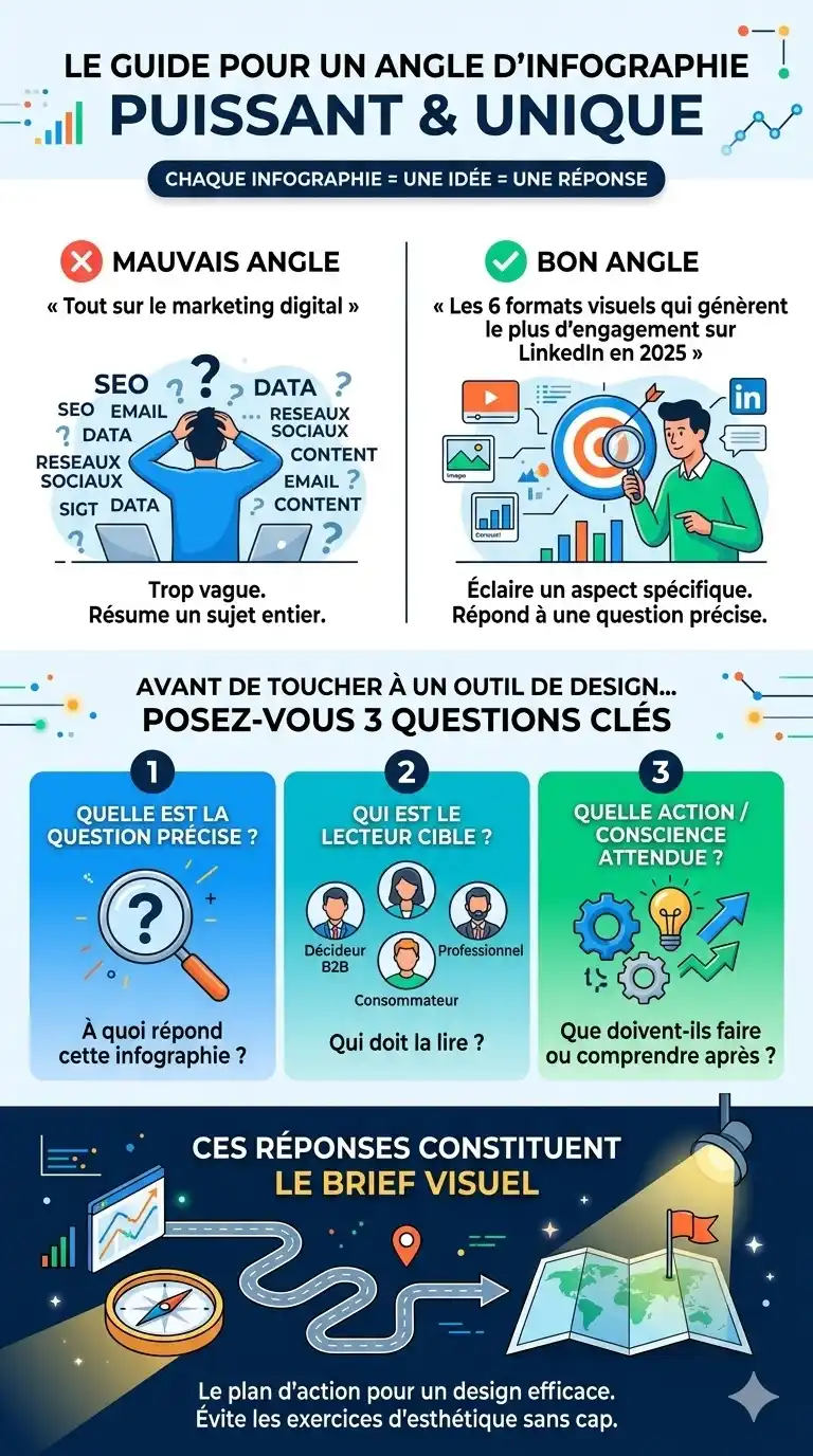 Comment réussir une infographie : guide complet