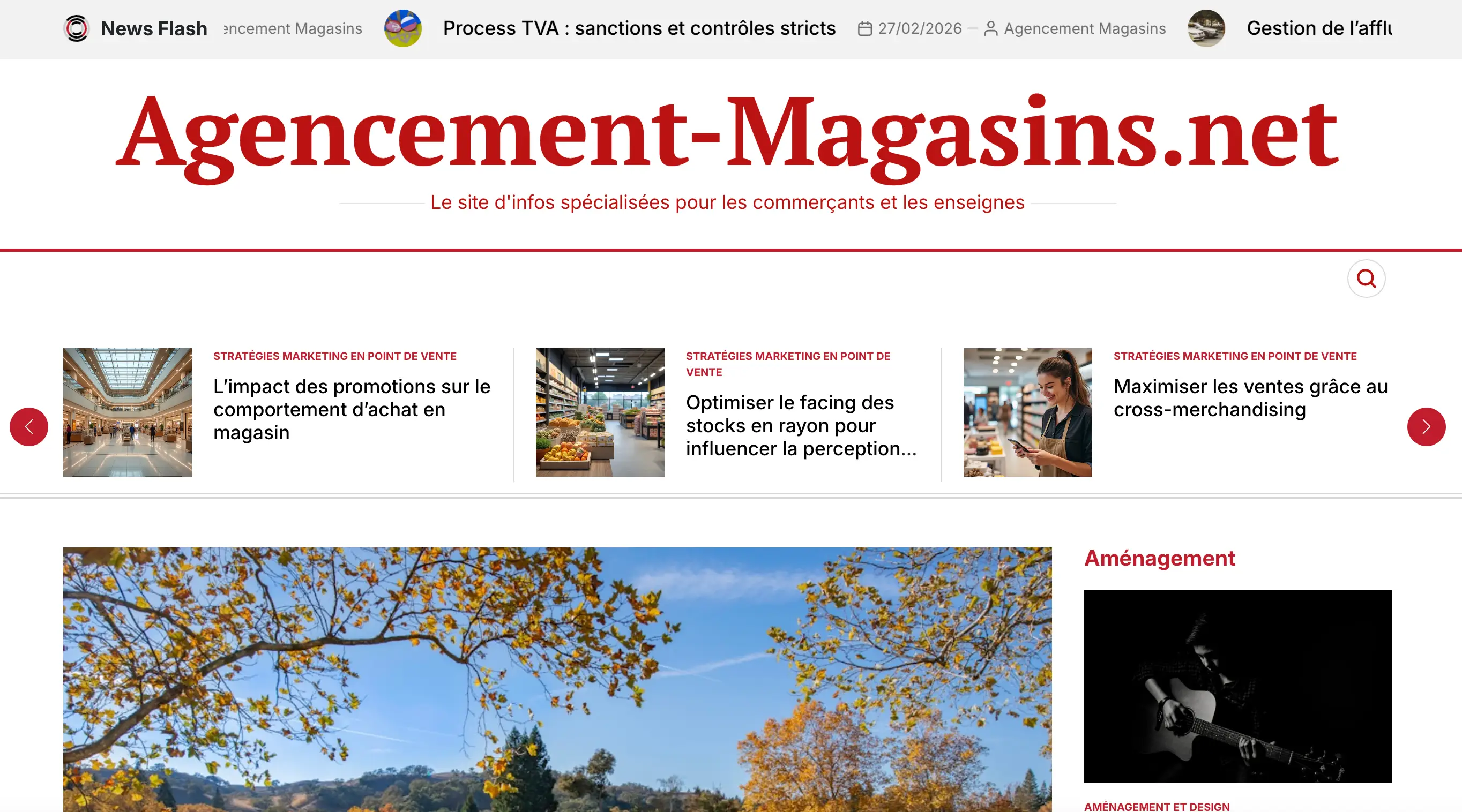 Capture d'écran de Agencement-Magasins.net