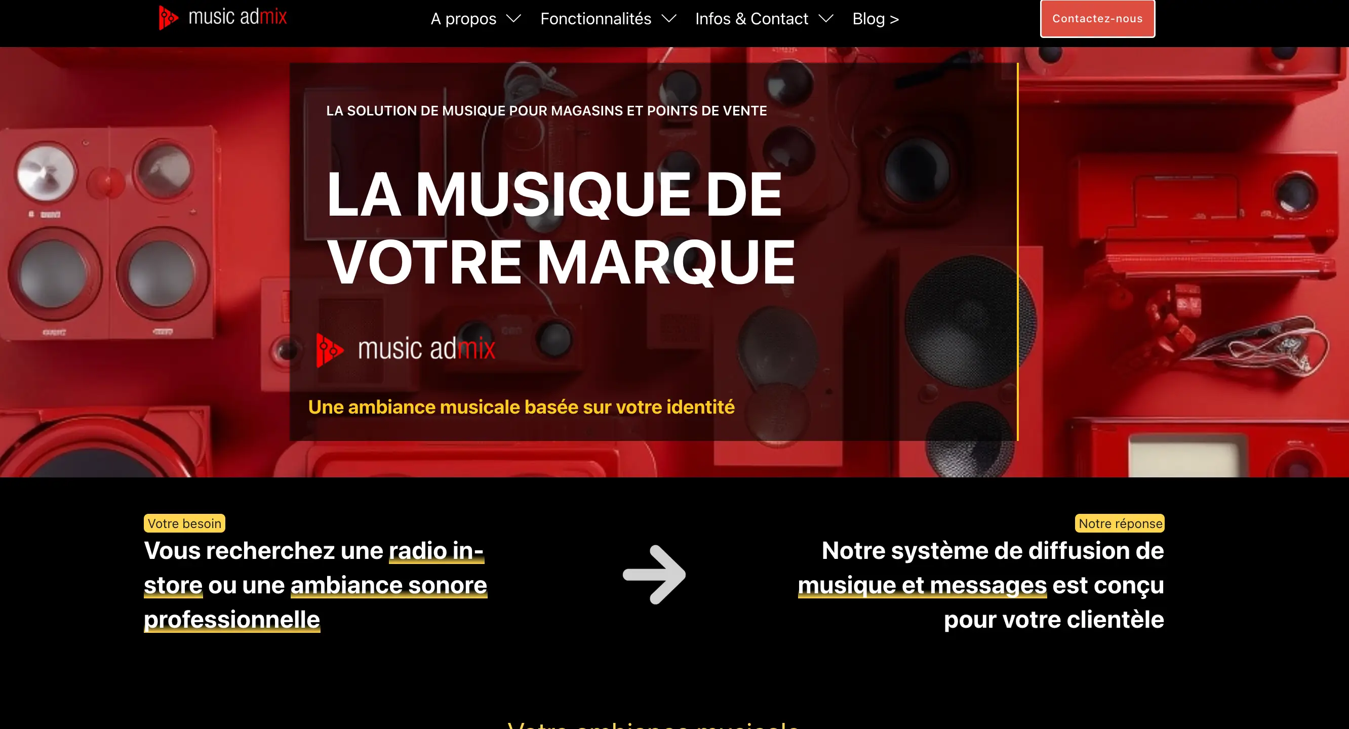 Capture d'écran de Music Admix